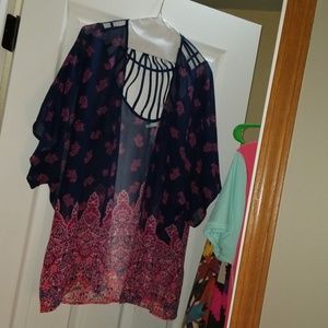 Maurices silk shaw L/ XL